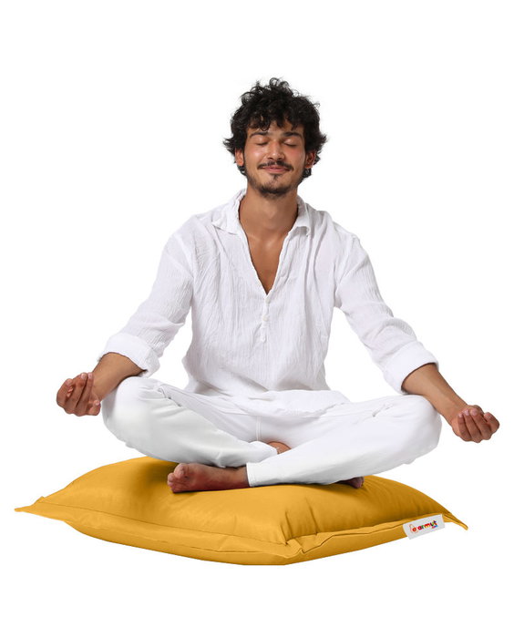 Atelier Del Sofa Cushion Pouf 70x70 - Amarillo
